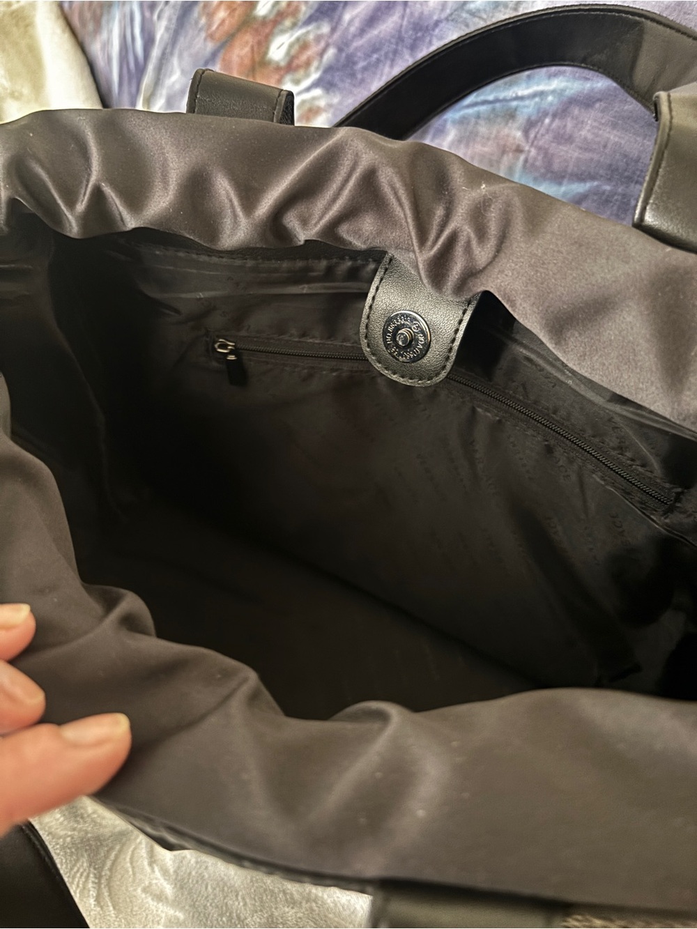Versace Black Textured Duffel.. - Picture 5 of 8
